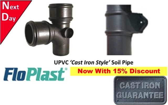 'Cast Look' Soil Pipes