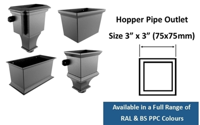 76x76mm Cast Hopper