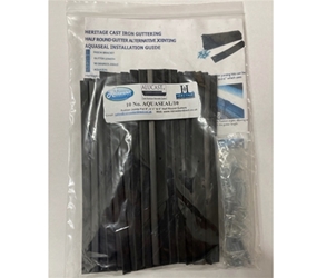 AQUASEAL/10 - Half Round Rubber Gutter Joint - 10 Pack