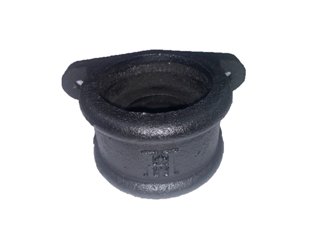 SL20/PS- 2'' (50mm) Heritage Cast Iron LCC Soil Loose Socket c/w Ears, Bitumen Black Finish  