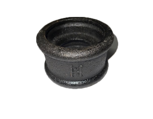 SL20/PS/NE- 2'' (50mm) Heritage Cast Iron LCC Soil Loose Socket No Ears, Bitumen Black Finish  
