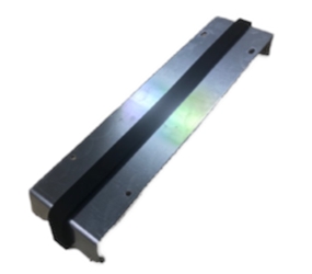 WW190/FB - 190mm Wall Width Coping, Fixing Strap, supplied in Mill Finish comes with EPDM Tape