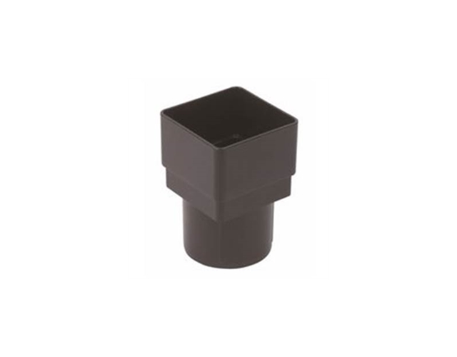 RDS2 -  UPVC 'Cast Iron Style' 65 x 65mm Square to 68mm Round Adaptor